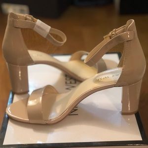 Brand New Nine West Nude Sandal Pumps